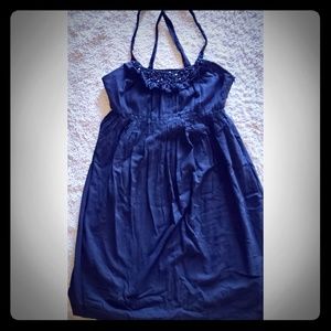 Kensie Darling Black Dress w/ Jewels